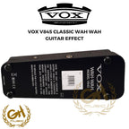 VOX V845 CLASSIC WAH WAH GUITAR EFFECT PEDAL