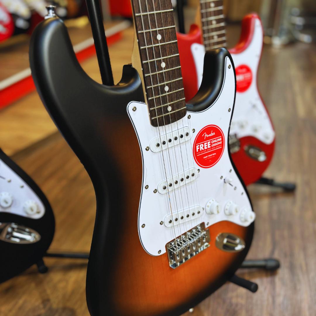 PAKET GITAR SQUIER STRATOCASTER DEBUT Electric Gitar | GUITAR PACK - Gitar Listrik Elektrik Original