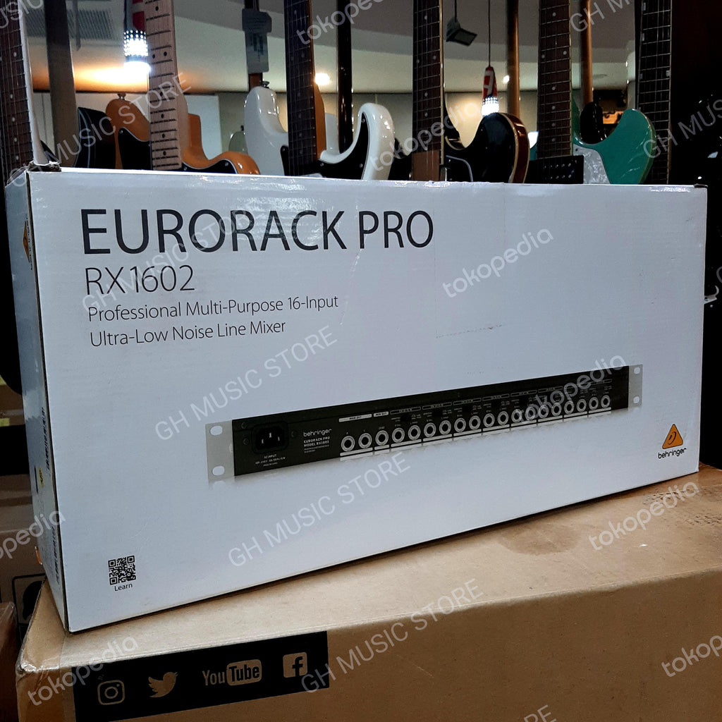 BEHRINGER EURORACK PRO RX1602 V2 16 Input Ultra Low Noise Line Mixer