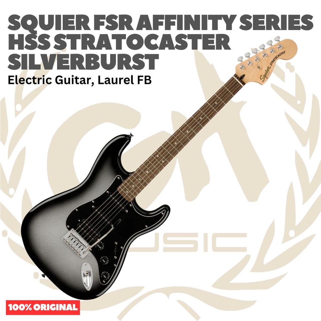 Squier FSR Affinity Series Stratocaster HSS Electric Guitar - Gitar Listrik Elektrik Original Asli