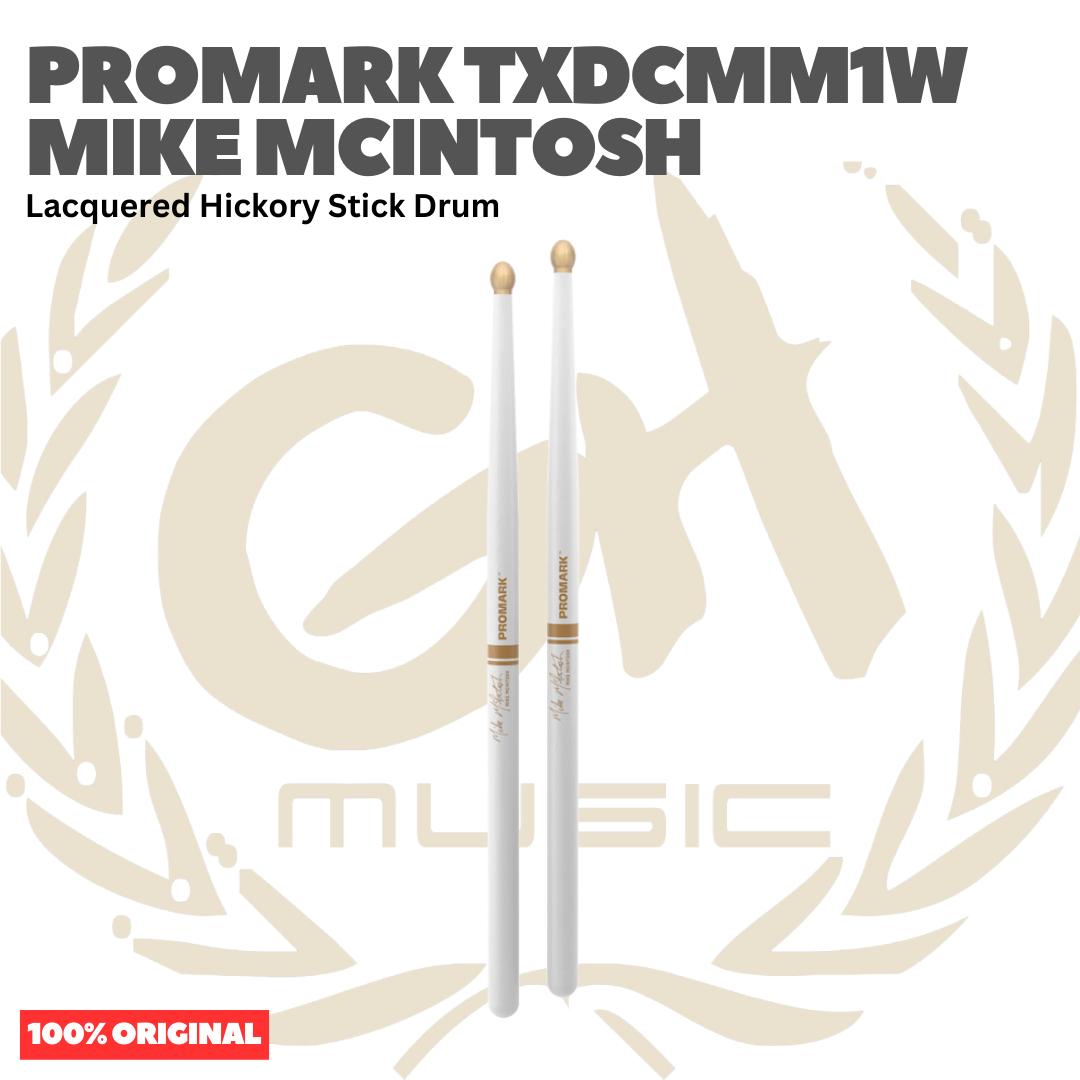PROMARK TXDCMM1W Mike McIntosh Lacquered Hickory Stick Drum - Stik Drum Original Asli