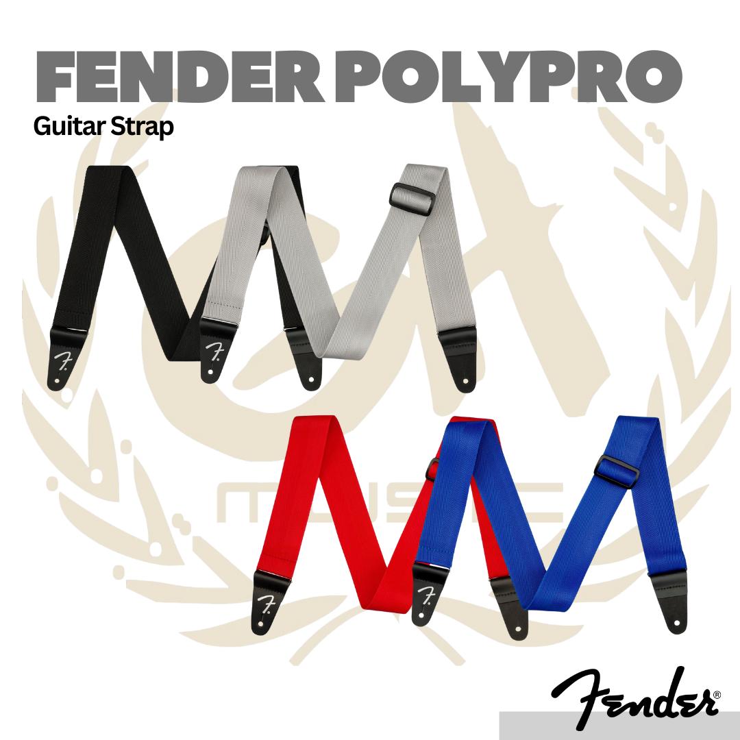Fender Polypro Guitar Strap - Strep Gitar Bass