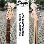 Squier FSR Affinity Series Stratocaster QMT Electric Guitar, Laurel FB - Gitar Listrik Elektrik