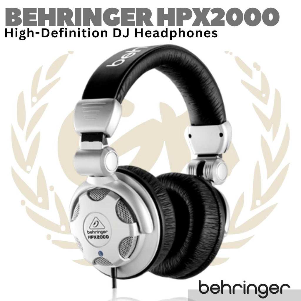 BEHRINGER HPX2000 High Definition DJ Studio Heaphones Monitor