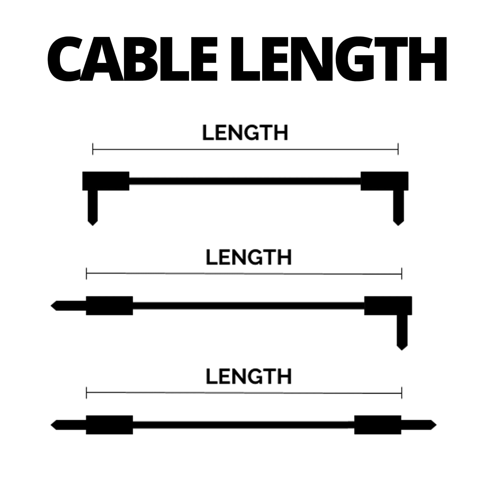 D'Addario PW CGTP 03 3 Inch Straight Classic Series Patch Cable - Jumper Efek
