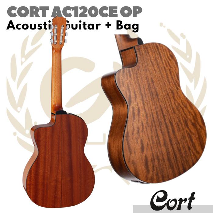 CORT AC120CE Acoustic Electric Nylon Guitar | Gitar Akustik Elektrik