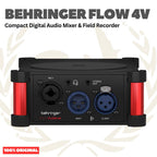 Behringer FLOW 4V Compact Digital Audio Mixer & Field Recorder