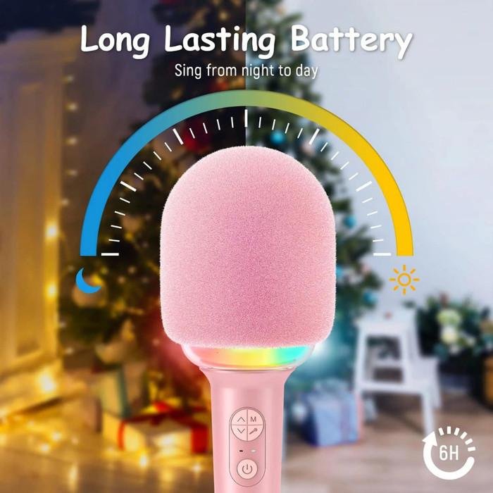 FIFINE E2 Karaoke Microphone Bluetooth Wireless Mic Speaker
