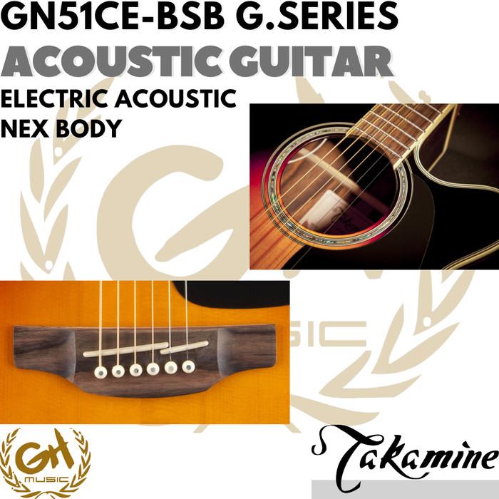 Takamine GN51CE Nex Body Acoustic Electric Guitar - Gitar Akustik