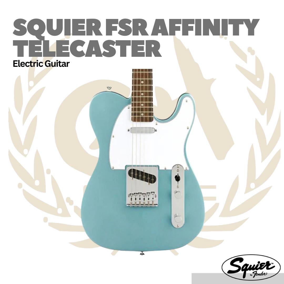 Squier FSR Affinity Series Telecaster Electric Guitar, Laurel FB - Gitar Elektrik
