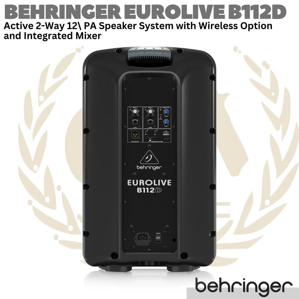 BEHRINGER EUROLIVE B112D Active 2 Way 12" PA Speaker System | Aktif