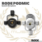Rode PodMic Dynamic Microphone - Mic Podcast Livestreaming Dinamik Pod Mic Rode