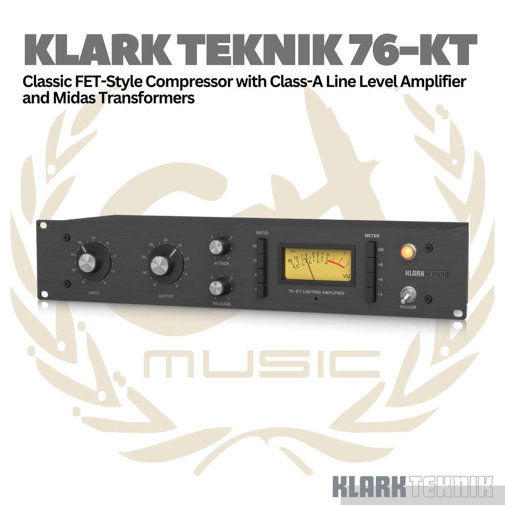 Klark Teknik 76-KT Classic FET-Style Compressor With Class-A Line Level