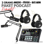 PAKET PODCAST 2 ORANG MAONO AM200 PLUS PD100 DAN MH601