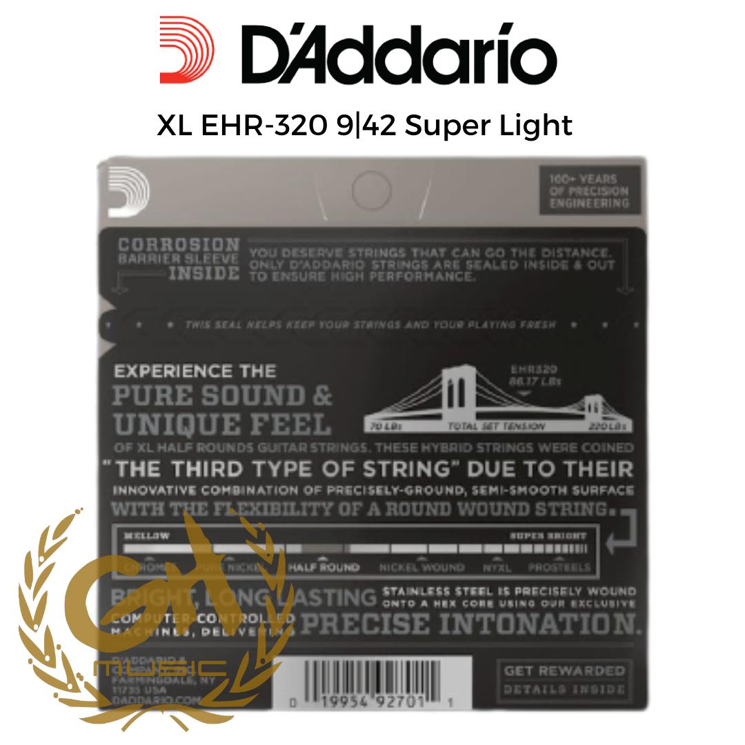 D'Addario XL EHR-320 9|42 Super Light Gauge