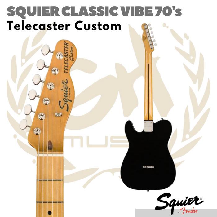 Squier Classic Vibe 70s Telecaster Custom Electric Guitar | Gitar