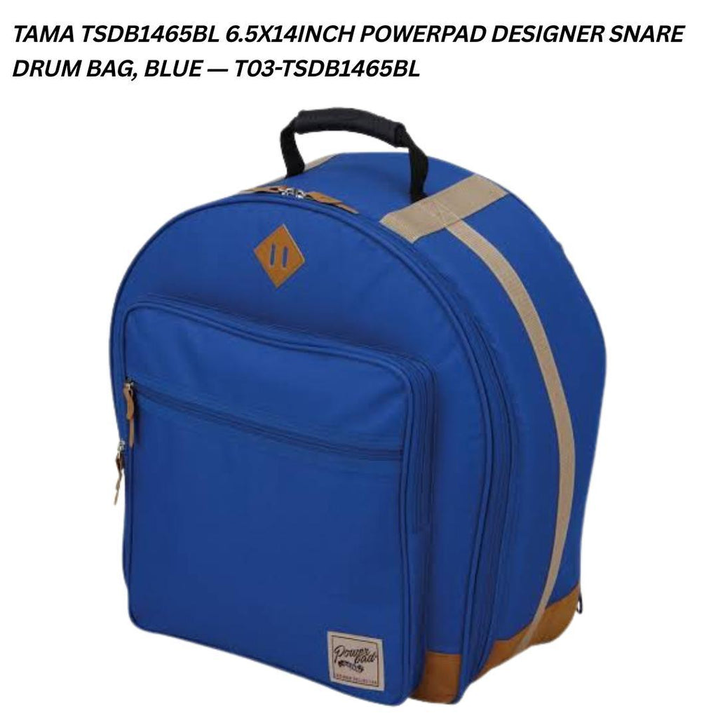 TAMA TSDB1465 6.5x14inch Powerpad Designer Snare Drum Bag - Tas Snare Drum Original Asli