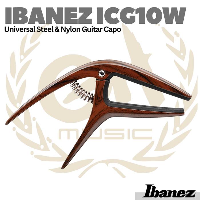 Ibanez ICGC10W Universal Steel and Nylon String Guitar Capo - Kapo