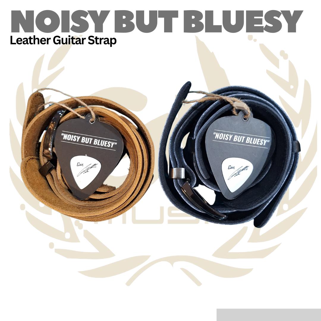 Cella Kotak Leather Guitar Strap | Strep Gitar kulit Noisy But Bluesy