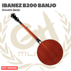 Ibanez B200 Acoustic Banjo - Gitar Banjo Tradisional 5-Senar Original Asli