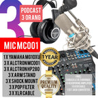 PAKET PODCAST 3 ORANG DENGAN MIC LGT240