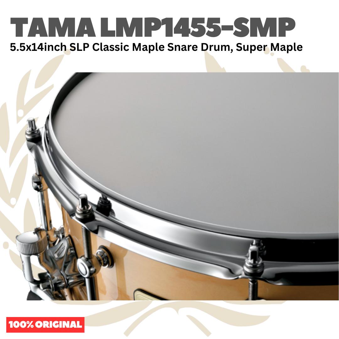 TAMA LMP1455-SMP 5.5x14inch SLP Classic Maple Snare Drum, Super Maple