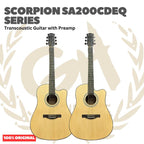 Scorpion SA200CDEQ Series Transcoustic Guitar