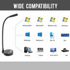 MAONO AU-GM10 Gooseneck Microphone, USB Cardioid Condenser Mic