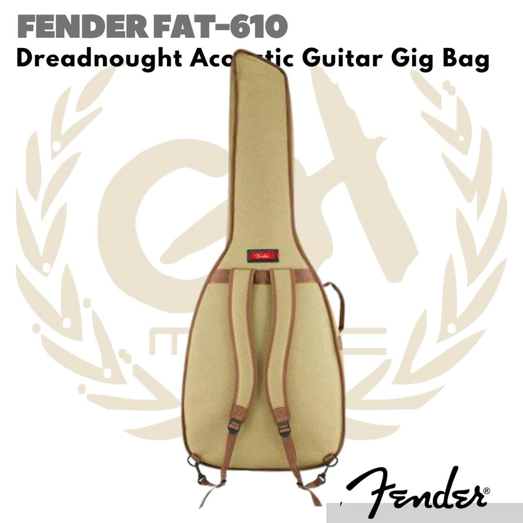 Fender FAT610 Dreadnought Acoustic Guitar Gig Bag | Tas Gitar Akustik