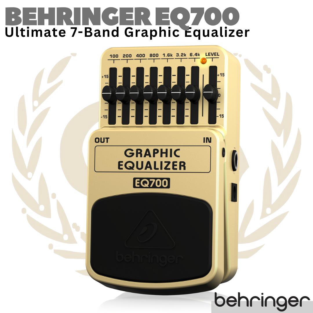 BEHRINGER EQ700 Ultimate 7-Band Graphic Equalizer | Efek Gitar Stomp