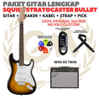 PAKET GITAR SQUIER STRATOCASTER BULLET Electric Gitar | GUITAR PACK