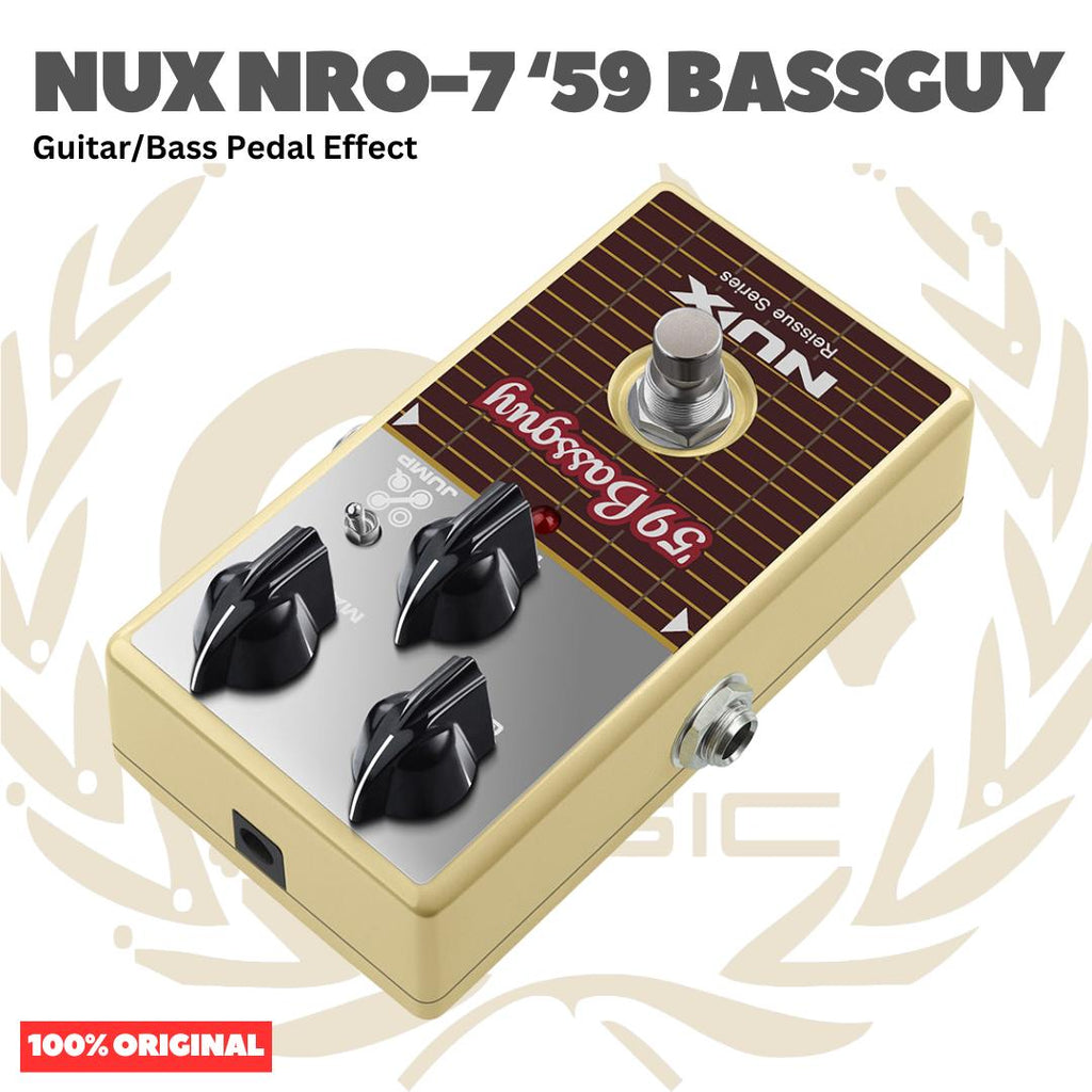 NUX NRO-7 '59 Bassguy Guitar Bass Pedal Effect - Efek Pedal Gitar Bass Original Asli