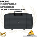 BEHRINGER PPA200 Portable Speaker 5 Chanel Power Mixer meeting karaoke