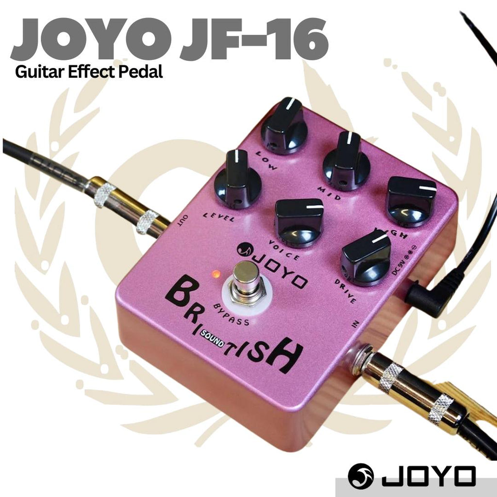 JOYO JF-16 British Sound Overdrive Effect Guitar - Efek Gitar