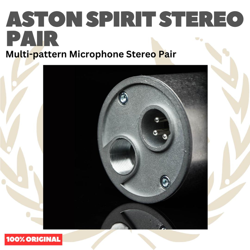 ASTON SPIRIT STEREO PAIR Multi-pattern Condenser Microphone Stereo Pair - Mic Kondensor Mik Sepasang Set Multipolar Mikrofon Original Asli