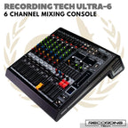 RECORDING TECH ULTRA 6 MIXING CONSOLE | Audio MIxer 6 Channel Ultra6