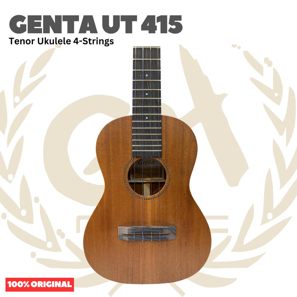 Genta UT 415 Tenor Ukulele 4-Strings - Ukulele Tenor 4 Senar Genta UT415 Original Asli