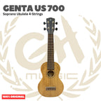 Genta US 700 Soprano Ukulele 4-Strings - Ukulele Soprano 4 Senar Genta US700 Original Asli