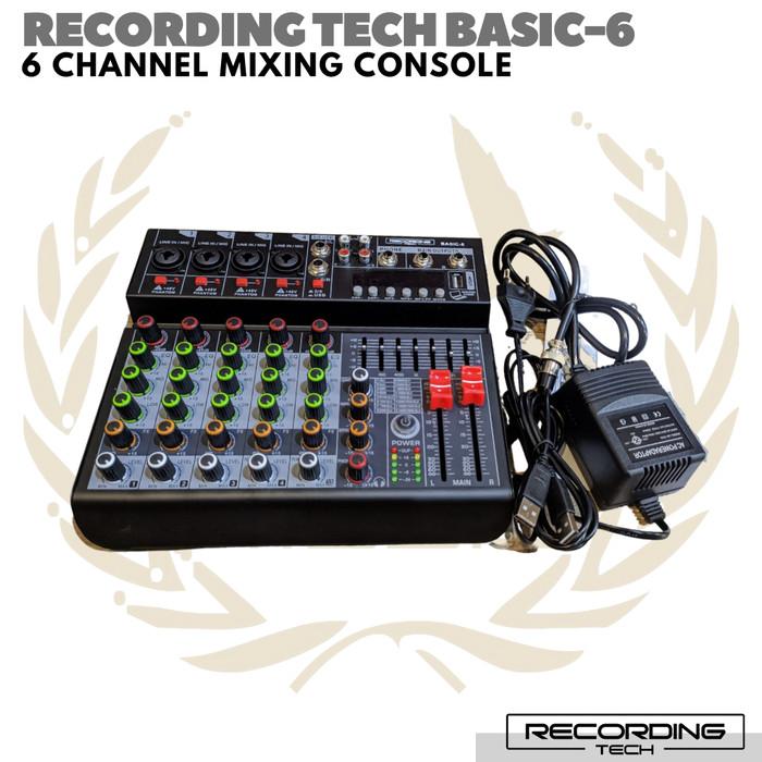 RECORDING TECH BASIC 6 MIXING CONSOLE | Audio MIxer 6 Channel Basic6
