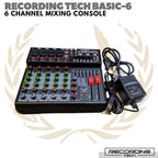 RECORDING TECH BASIC 6 MIXING CONSOLE | Audio MIxer 6 Channel Basic6