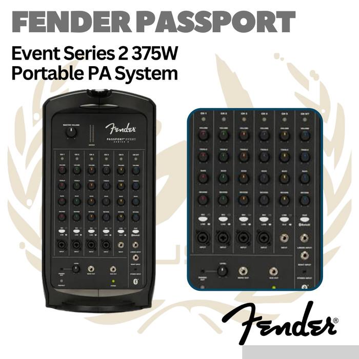Fender Passport Event Series 2 375W Portable PA System - Speaker Mixer