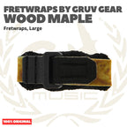 FretWraps by Gruv Gear 1PK-LIT-LG - String Muters, Wood Maple, Large