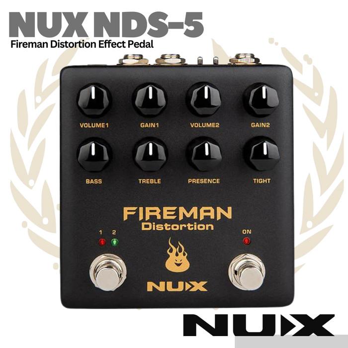 NUX Fireman NDS5 Overdrive Guitar Effect Pedal - Efek Gitar NDS-5
