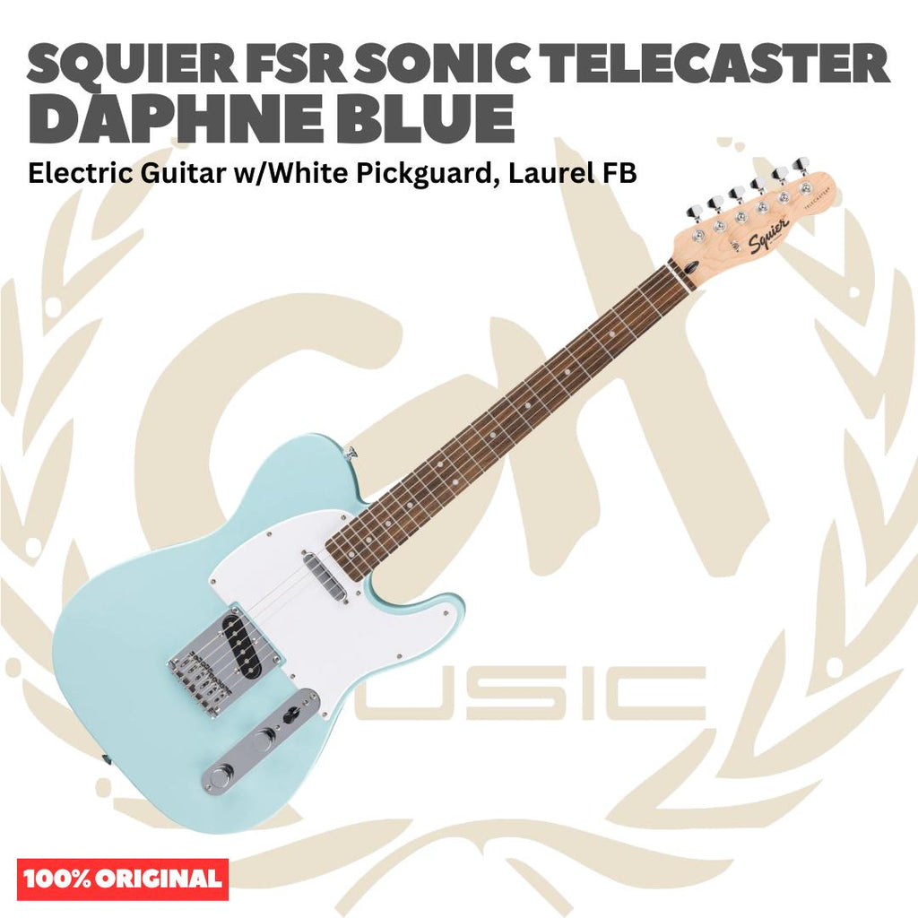 SQUIER FSR SONIC Telecaster Electric Guitar | Gitar Elektrik Listrik