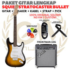 PAKET GITAR SQUIER STRATOCASTER BULLET Electric Gitar | GUITAR PACK