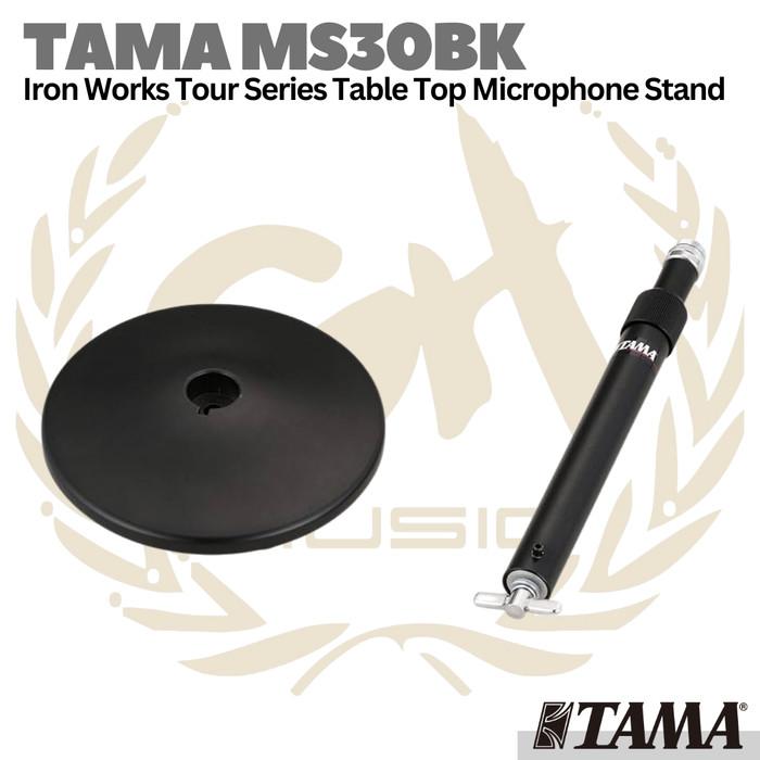 TAMA MS30BK Iron Works Tour Series Table Top Microphone Stand | Mic