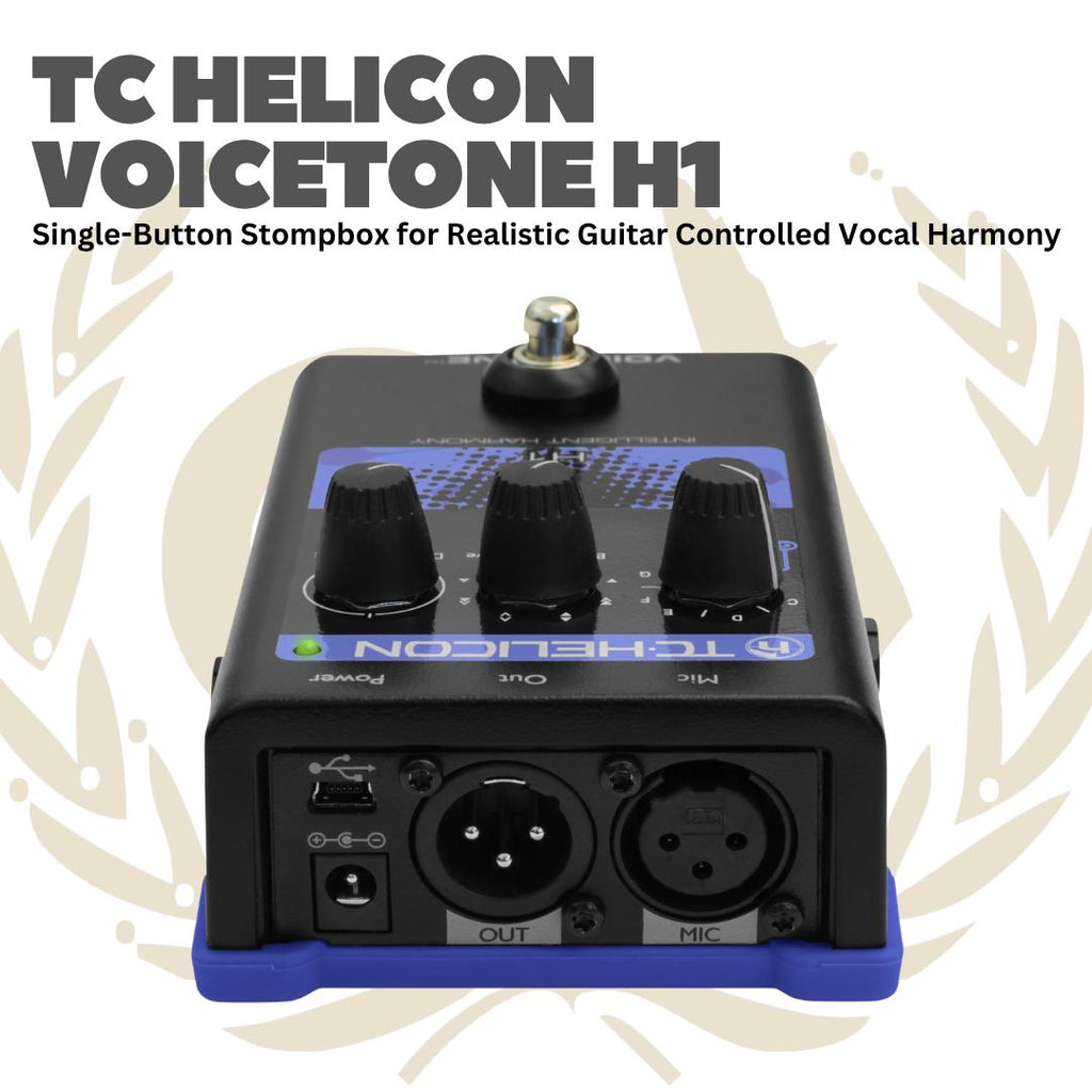 TC Helicon Voicetone H1 - H 1 Voice tone Efek Gitar Bass Pedal H-1