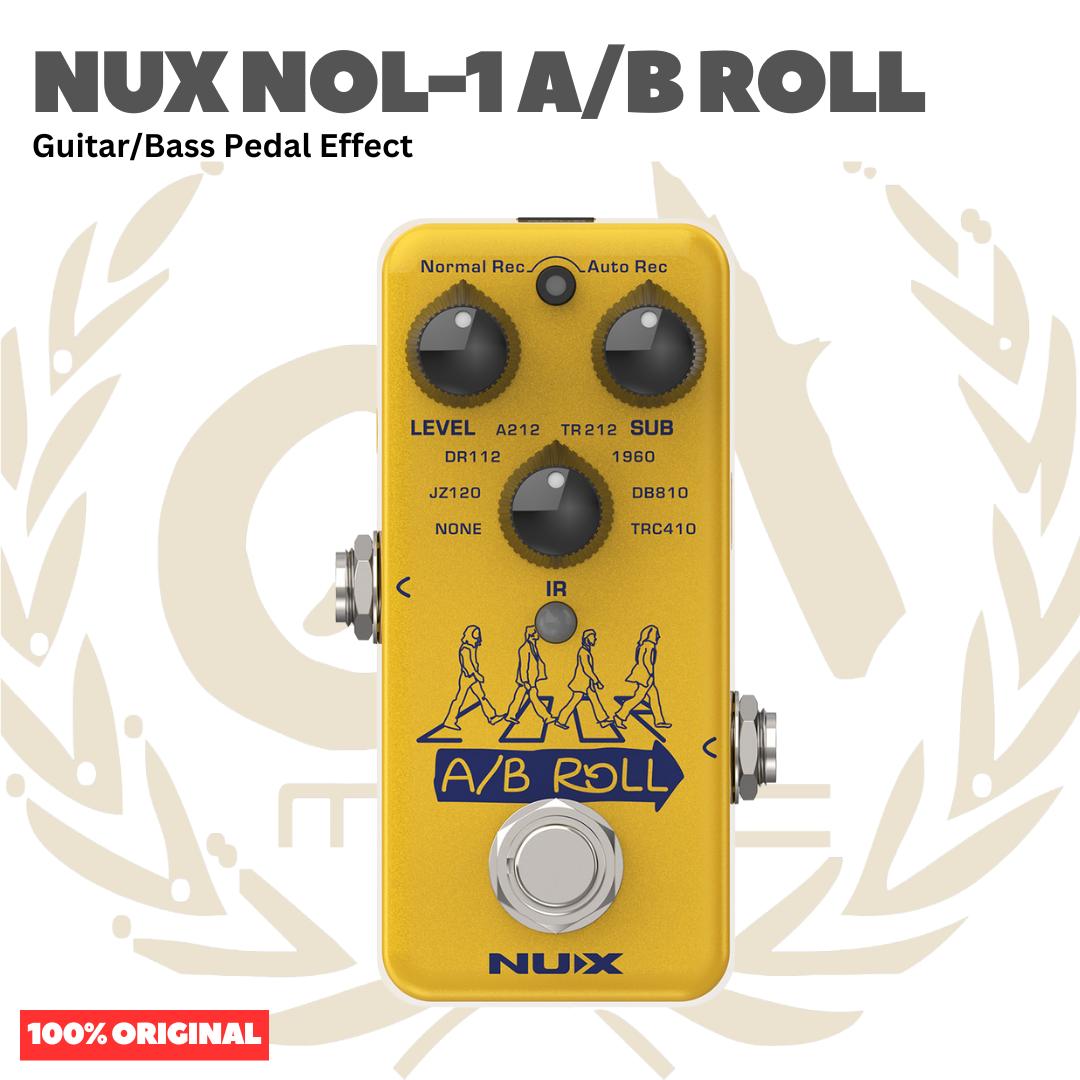 NUX NOL-1 A/B Roll Octave & Loop Guitar Bass Pedal Effect - Efek Pedal Gitar Bass Original Asli