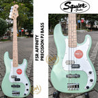 Squier FSR Affinity Precision PJ Bass Guitar, Maple FB - BASS ELEKTRIK