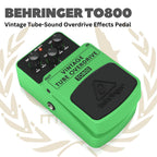 Behringer TO800 Vintage Tube-Sound Overdrive Effects Pedal - Efek Pedal TO 800 | TO-800
